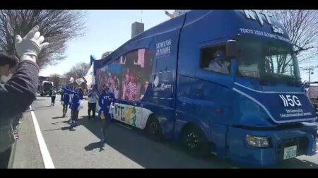 <3/29>聖火ランナー　in 那須塩原市（那須塩原駅にて）