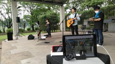 <5/23>pick  up!　ミュージシャン逸材発見！　おらが町でのエンターテイナーだよ　in 那珂川河畔公園「石のステージ」