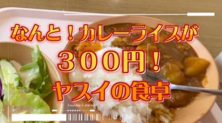 7/17【栃木県北セーフティーネット】なんと！カレーライスが300円！？ヤスイの食卓